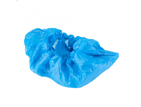 Schoenovertrek disposable blauw