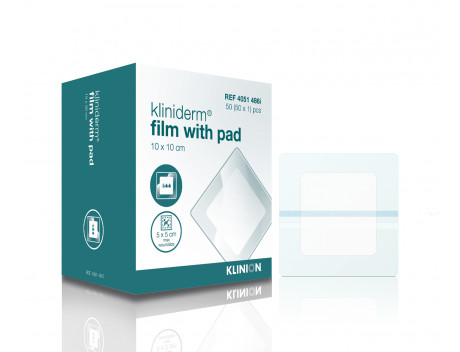 kliniderm Film with Pad 10x10CM