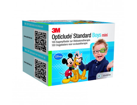 Opticlude Oogpleister MINI BOYS 5X6 CM 700011525