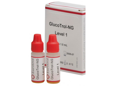 HemoCue Eurotrol GlucoTrol NG level 1 (2.5mmol)(per 2 stuks)