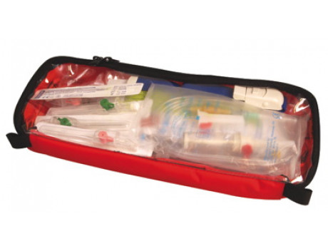 Moduletas zuurstof tas afmetingen 32 x 12 x 5 cm kleur rood