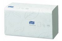 Tork papieren handdoek advanced 2 laags singlefold h3 wit  290163