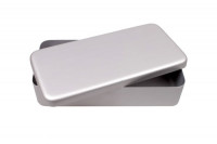 Instrumentendoos aluminium 210x100x50mm zilver 1022105