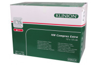 Klinion nonwoven kompres 10x10cm 8 lagen 100x1 stuks 175130 steriel