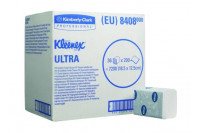 Kimberly clark toiletpapier kleenex ultra toilettissue gevouwen 2 laags
wit 186x125mm 8408
